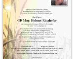 Das Requiem und Begräbnis vom Pfarrmoderator Helmut Ringhofer am 16.09.2020