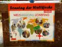 Weltkirchensonntag (Weltmissionsonntag), EZA-Stand am 18.10.2020 - Aufnahme von Ismael Salhi zum Kommunionspender
