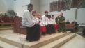 MinistrantInnen gestalten die Messe und machen Pfarrcafedienst am 24.02.2019